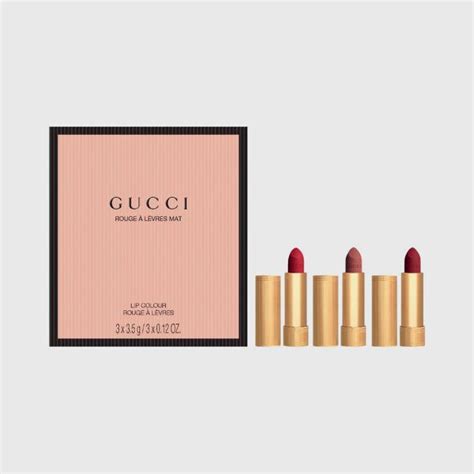 gucci miniatuur set|gucci lipstick gift set.